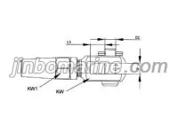 Swageless Jaw Terminal, SS304 OR SS316 1