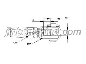 Swageless Jaw Terminal, SS304 OR SS316 thumbnail 1
