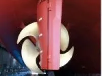 Semi-spade flap rudder 1
