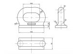 Single Type PE-1 D Type Eye Plate