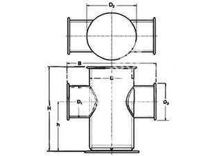 JIS F-2804 Single Cruciform Bollard