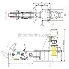 Single Quick Release Mooring Hook