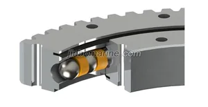 Single row four point contact ball slewing bearing (01 Series) thumbnail 2