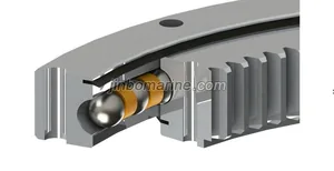 Single row four point contact ball slewing bearing (01 Series) thumbnail 3