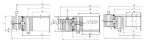 Single row four point contact ball slewing bearing (01 Series) thumbnail 1