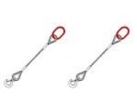 Slingle leg spliced wire rope sling