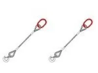 Slingle leg spliced wire rope sling 1