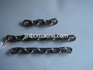 Japanese Standard Stainless Steel Link Chain thumbnail 2