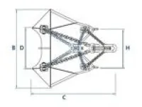 WS Vertical Loaded Ancor (VLA) Anchor------MODU 1