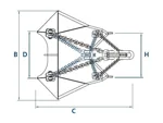 WS Vertical Loaded Ancor (VLA) Anchor------MODU thumbnail 1