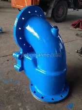 Marine Flange Cast Steel Angle Storm Valve CB/T3475-92 thumbnail 1