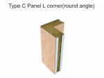 Type C Panel L corner with Round Angle