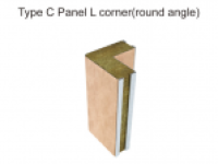 Type C Panel L corner with Round Angle