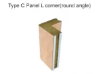 Type C Panel L corner with Round Angle 1