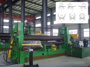 W11S Series Upper-roller Universal Plate Rolling Machine For Shipyard