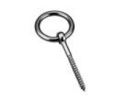 Weled Wooden Threaded Eye With Round Ring