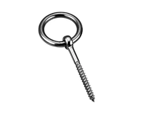 Weled Wooden Threaded Eye With Round Ring thumbnail 1
