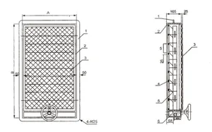Watertight Louver without Cover thumbnail 2