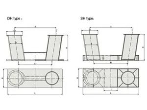 Welded Inclined Bollard GB T556-65 thumbnail 2