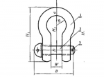 1-80T Y Type Engineering Ship Shackles CB3105