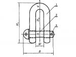 1-130T Z Type Engineering Ship Shackles CB3105