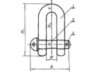 1-130T Z Type Engineering Ship Shackles CB3105 1