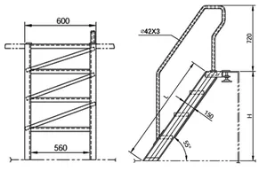 Aluminum Bulwark Ladder thumbnail 1