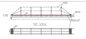 Aluminum Gangway with Hard Wood Step thumbnail 2