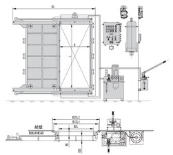 Marine Hydraulic Watertight Sliding Door