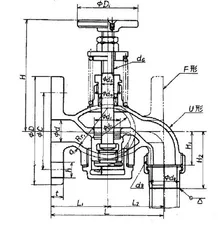 Marine Bronze Fuel oil Tank Self-Closing Drain Valve JIS F7398 U type thumbnail 3