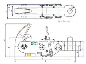Manual Release Harbour Type Towing Hook thumbnail 1
