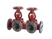 Marine Cast Iron Single Arrangement Exhaust Stop Box Valve GB/T1856-93 1