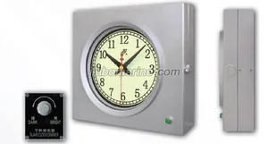 Marine Rectangular Luminous Slave Clock on the Wheel House Control Console thumbnail 1
