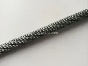 6X24S+7FC Steel Wire Rope thumbnail 1