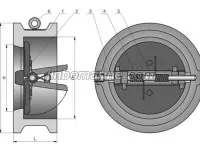 API Wafer Dual Plate Check Valve 2