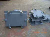 Marine Steel Watertight Louver with Cover 2