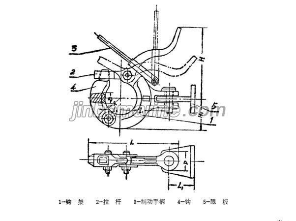 CB788 2Ton Springless Towing Hook