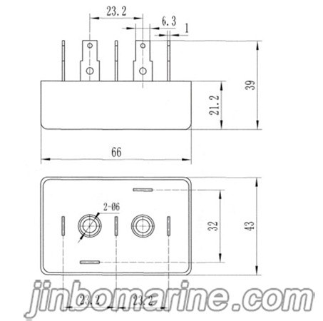 SQL50A Three‑Phase Bridge Rectifier Module
