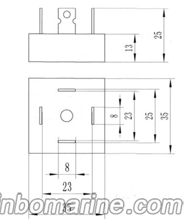 XQ20A Single‑Phase Full‑Bridge Rectifier Module