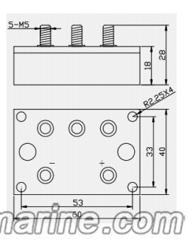 XSQ20-10 Rotating Triphase Full‑Wave Bridge Rectifier Module
